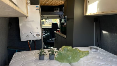 Pino – Winter ready 2 person bus camper + tow bar 