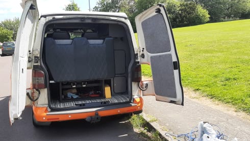 4 berth Volkswagen campervan from 2005