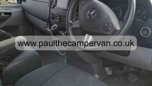 Paul – 2 1/2 berth Luxury Mercedes Campervan, with kennel - Inclusive Insurance