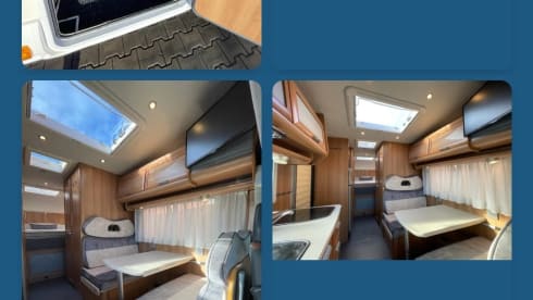 Zin in een tripje met een hele leuke familie camper? Lees snel verder ----> – Neat Mobilvetta alcove from 2007