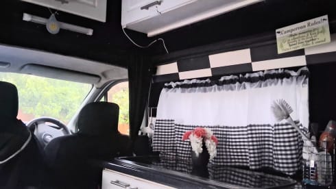 VIV – 2 berth chequered campervan from 2004
