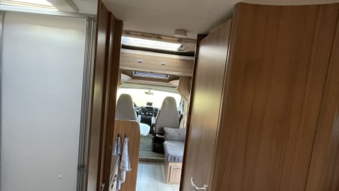 Spacious luxury 4 person Pilote camper many extras Queens bed semi-integrated 2013
