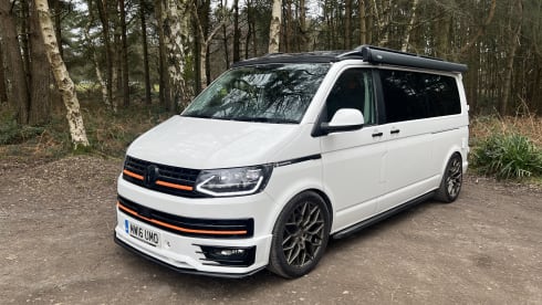 4 berth Volkswagen campervan from 2016