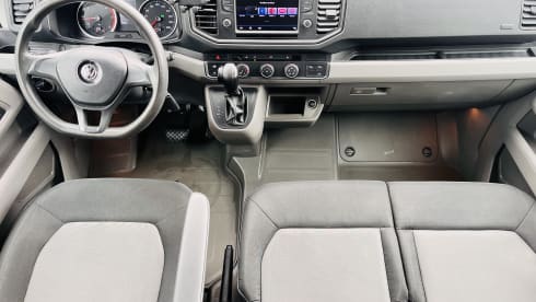 2-seater Volkswagen bus from 2019