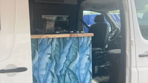 unique, attractive, compact 2-person Volkswagen camper 