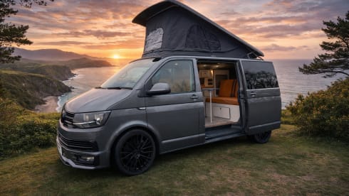 4 berth Volkswagen campervan 
