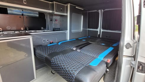 4 berth VW transporter campervan from 2016
