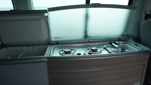 4 berth Volkswagen campervan from 2014