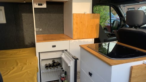 Atmospheric bus camper