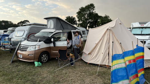 3 berth Toyota Alphard campervan. **INSURANCE INCLUDED**