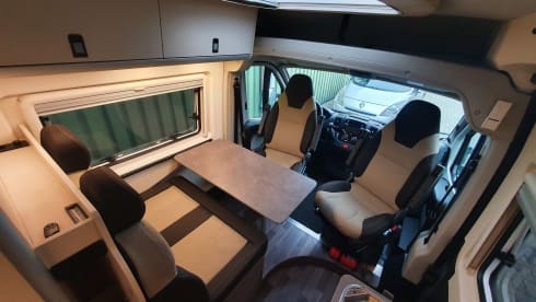 Westfalia Luxury Adventure Bus Camper with Bus Biker