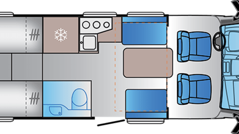 Camp adventure  – 4p Sun Living semi-integrated from 2025