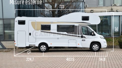 Rupelcamper – 6p Carado alcove from 2019