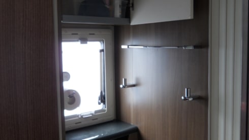 Beautiful luxury family camper Challenger Prium XG with powerful engine