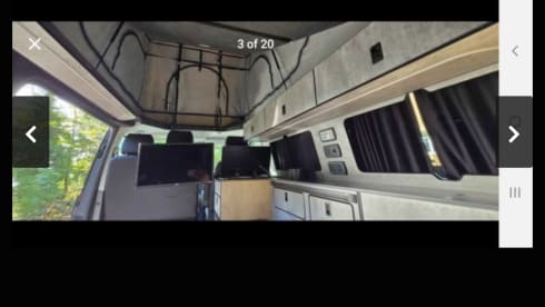 4 berth Volkswagen campervan from 2020