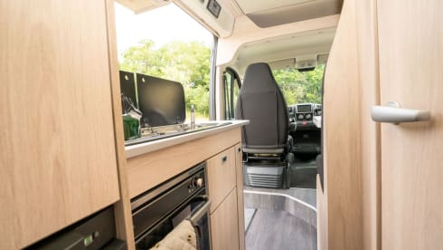 Tony – AUTOTRAIL 67 perfect for couples. Can sleep 4 with driveaway tent.
