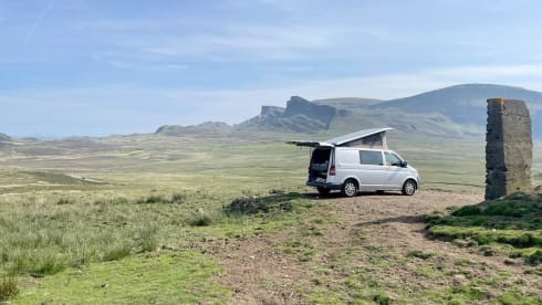 Silver van  – Hire silver van a cool Vw camper from edinburgh airport 