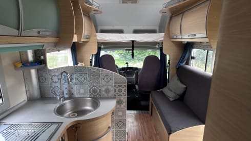 5-sitziger Fiat Alcove aus dem Jahr 2008