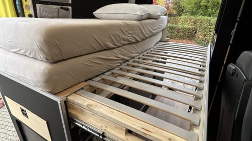 Yellowtrack  – Powerful Mercedes campervan – freedom, comfort and adventure for two!