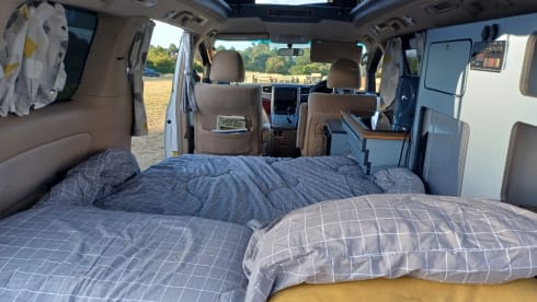 Inkling – 2012  Toyota Alphard (automatic) 4 berth campervan converted May 2024