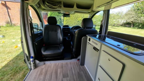 Rosie – 2 berth Peugeot campervan - waiting to share adventures with you