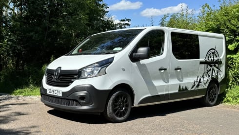 THE MAX – DER MAXIMALE – Atemberaubender Renault Traffic Campervan mit 2 Schlafplätzen aus dem Jahr 2019