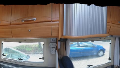 Spacious 4-person Adria Mobil