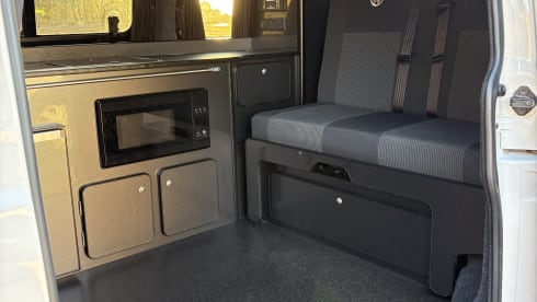 Caledonia  – VW custom campervan hire from Edinburgh Airport - Highlands Scotland 