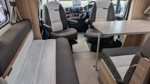 BILBO – 4 berth 4 seat Bessacar 2014 Motor Home with everything