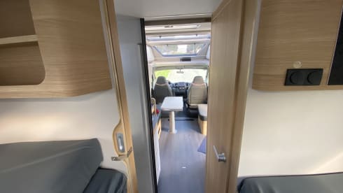 Coral suite on wheels – Luxury 2 person Adria Coral 650DL automatic transmission semi-integrated from 2022