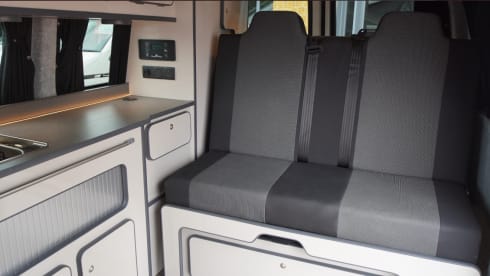 4 berth Volkswagen campervan from 2018