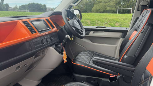 4 berth Volkswagen campervan from 2016