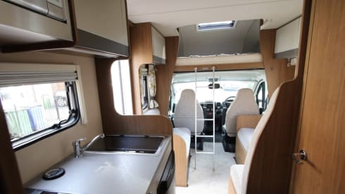 6 berth Fiat alcove from 2019