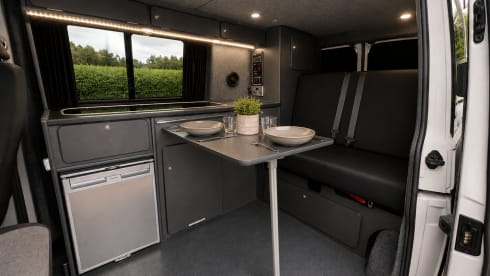 Wolfie – Volkswagen-Campingbus mit 4 Schlafplätzen ab 2026