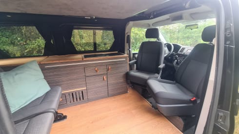 VW Transporter with luxurious interior and 