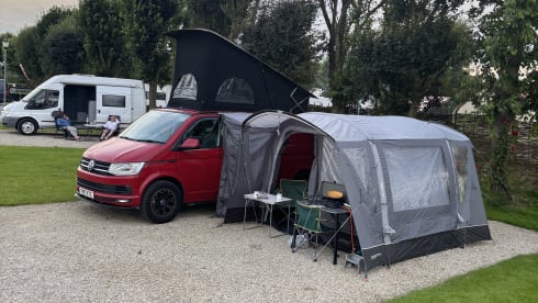 Spacious 3 berth Volkswagen campervan