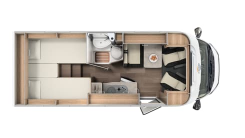 Carado V337 – Experience the freedom! (built in 2021) Compact and luxurious with all options and 2 beds
