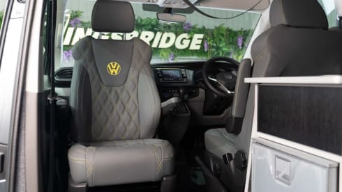 Grey VW – 4 berth Volkswagen Automatic 150bhp campervan from 2021-23