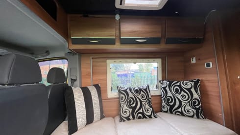 Big Yellow Campervan – 3 berth Mercedes-Benz Race Van Fully comp insurance included 