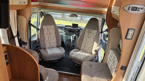 Monty  – The Best 4 berth Ford semi-integrated from 2011. 