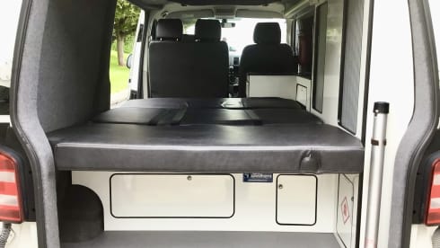 4 berth Volkswagen Transporter Campervan With Pop Top  from 2016