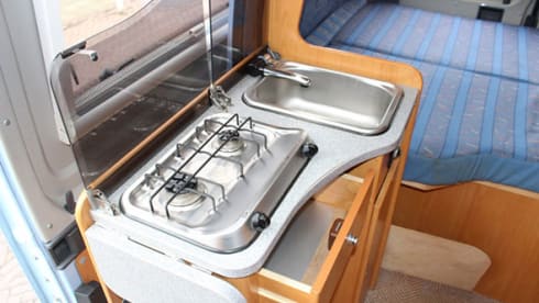 Comfortable camper bus