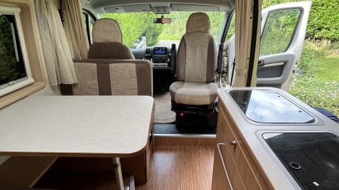 The bus – 4 berth, fully loaded 