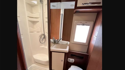 4 person Roller Team semi-integrated camper from 2014