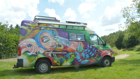 Out and about in a comfortable work of art!
