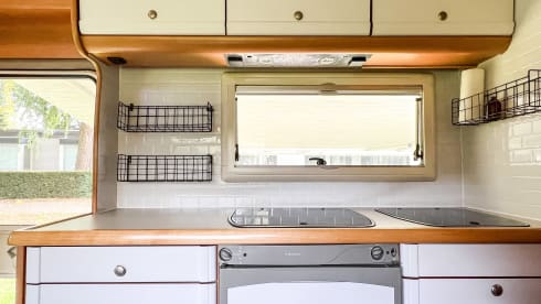 Perfect family camper with bunk bed