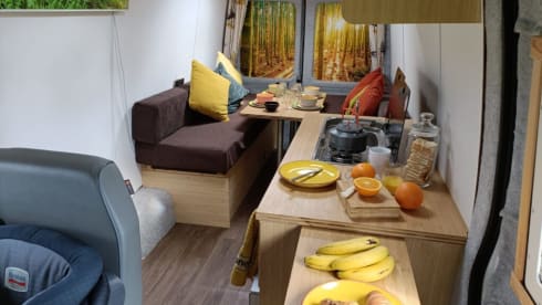 Rosita – 3-persoons campervan, modeljaar 2012.