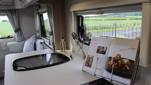 Saltburn motorhome hire  – 6 berth Fiat bus from 2021