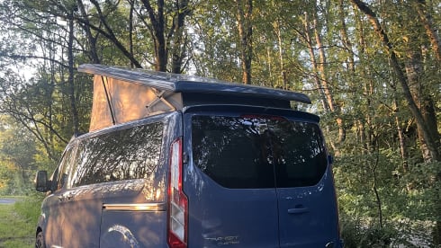 Whey Aye Wagon – 4 berth Ford transit custom campervan 