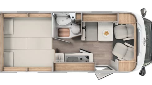 Camper Ledegem – 2p Carado semi-integrated from 2024